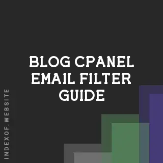 cPanel Email Filters 2026 Guide: Stop Spam & Organize Your Inbox | Logo - Indexof